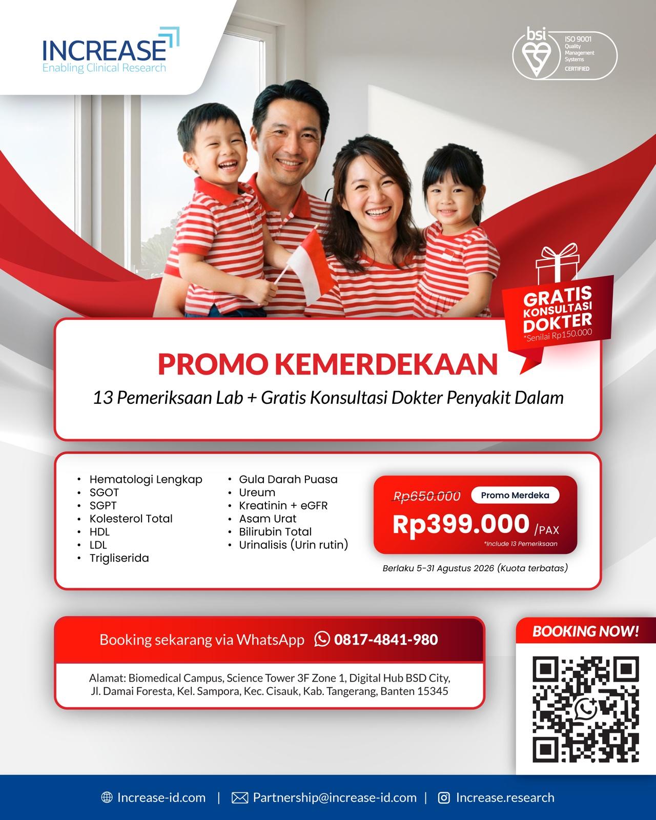Merdeka for Better Health - Promo Kemerdekaan