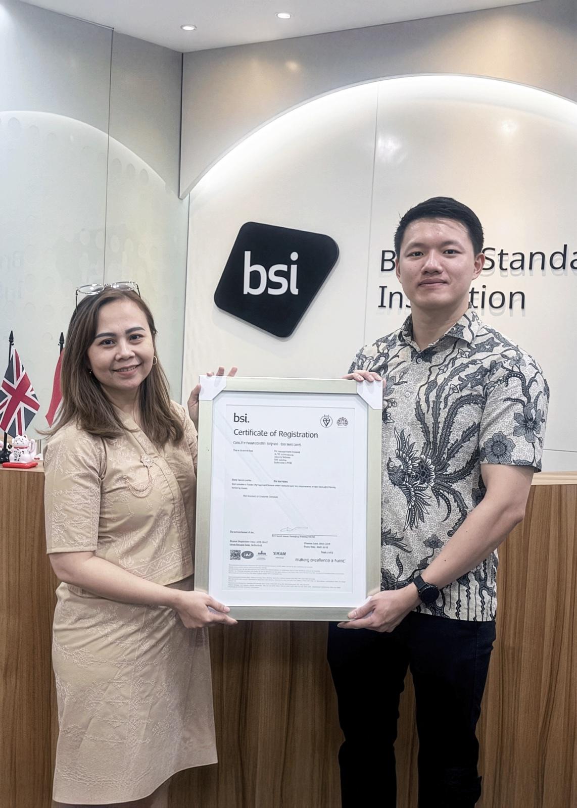 Certified for Quality - ISO 9001:2015 Certification