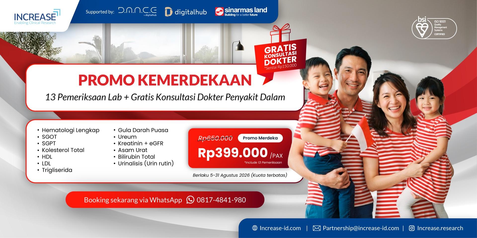 Merdeka for Better Health - Promo Kemerdekaan