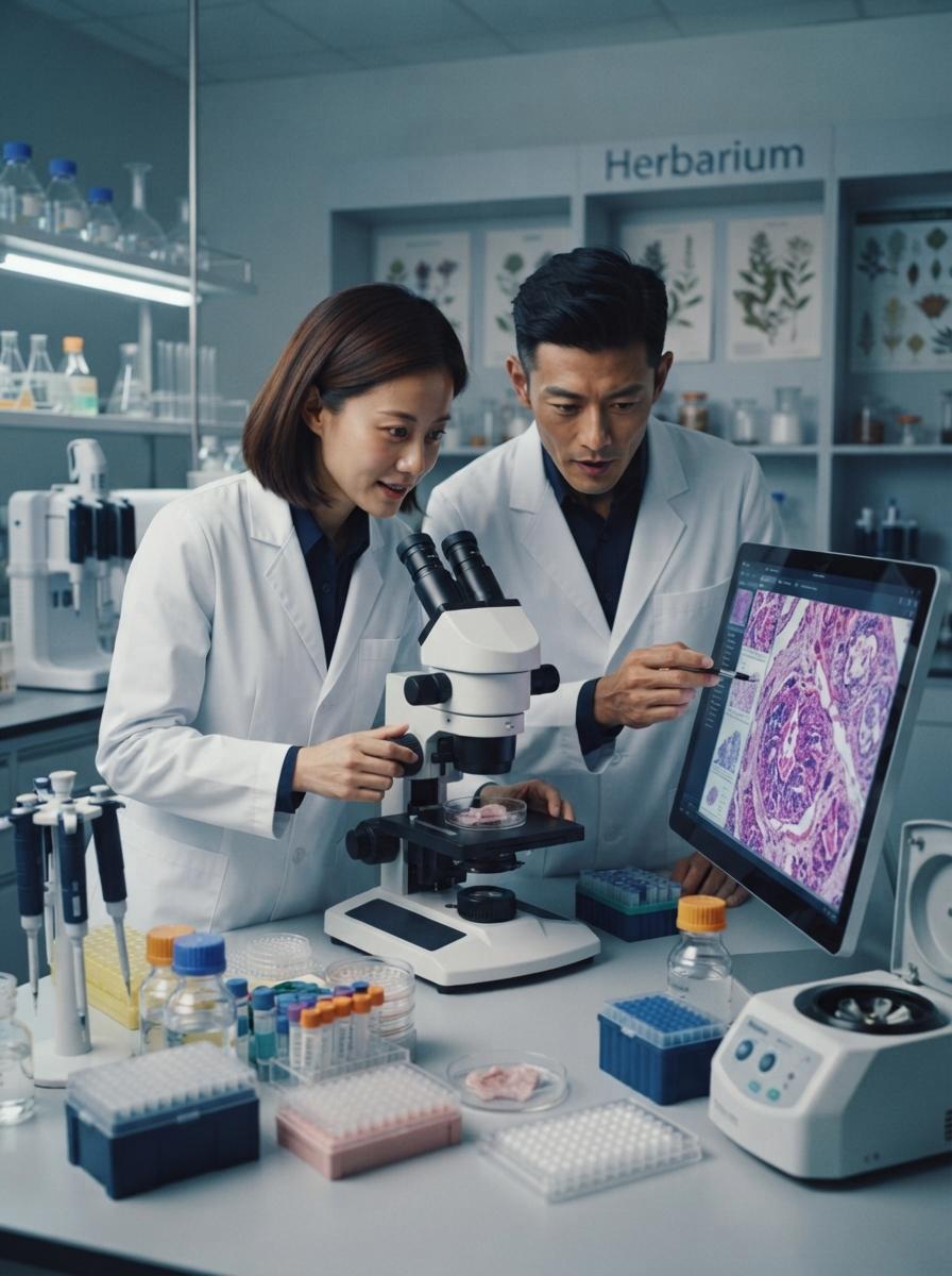INCREASE laboratory scientists at work